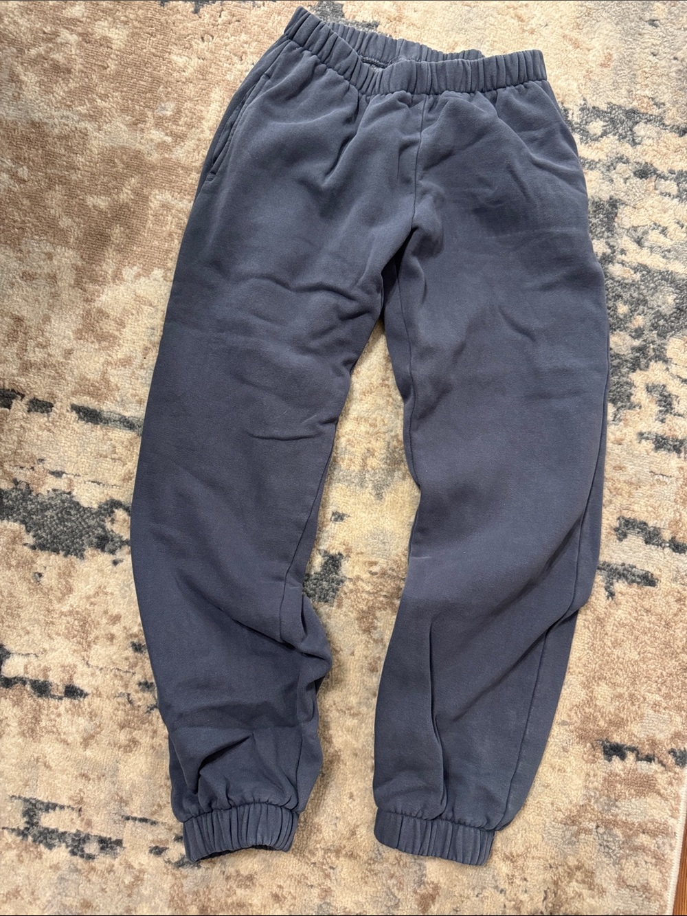 Brandy Melville John Galt joggers faded bluegrey fabric and a soft fleece lining